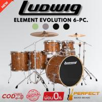 ราคา กลองชุด LUDWIG Element Evolution 6-Pc. กลองชุด 6ใบ พร้อม Hardware [ผ่อน 0% 10เดือน] (26673374609)