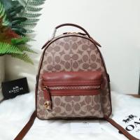 ราคา กระเป๋าเป้แบรนด์เนมโค้ชมินิ สีทูโทนน้ำตาล COACH 32715 CAMPUS BACKPACK 23 IN SIGNATURE CANVAS (5051054232)