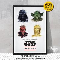 ราคา Star Wars Identities Poster โปสเตอร์นิทรรศการภาพยนตร์ “สตาร์ วอร์ส” ขนาด 33x48 cm (14549837485)