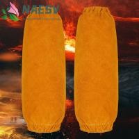 ราคา ปลอกเชื่อม NAESV, ปลอกเชื่อมหนังทนไฟทนความร้อน, ความปลอดภัยหนังวัวหนังนุ่มป้องกันการลวกยามแขนหนังวัวอุปกรณ์เชื่อม (46208053537)