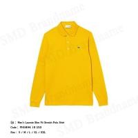 ราคา Lacoste เสื้อโปโลชายแขนยาว รุ่น Men’s Lacoste Slim Fit Stretch Polo Shirt Code: PH5894 10 US3 (24752992032)