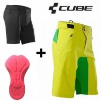 ราคา กางเกงจักรยานลำลอง CUBE สีเหลือง (Pre-Order) (1729721727)