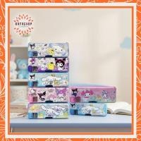 ราคา HOME071 กล่องดินสอแม่เหล็กตัวอักษร 2 ด้านพร้อม SANRIO BLINK MOTIF / กล่องดินสอแม่เหล็กตัวละครพร้อมกบเหลาดินสอขนาดเล็ก (54703777040)