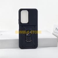 ราคา Realme C85 เคส Ring Armor Robot Slide Transformer ป้องกันกล้องสไลด์สีดํา Realme C85 (55258396703)
