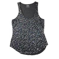 ราคา Monacoco MN261 เสื้อกล้ามเทาปักเลื่อมสีเงินเทาระยิบระยับแวววาว (25910515138)