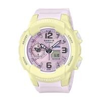 ราคา Casio Baby-G นาฬิกาข้อมือผู้หญิง สายเรซิ่น รุ่น BGA-230PC-9B - สีเหลือง (2042983202)