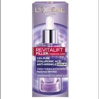 ราคา [พร้อมส่ง] L'Oreal Paris Revitalift Filler with 1.5% Hyaluronic Acid Anti-Wrinkle Serum 30ml [มาดามเกรียนแนะนำ] (4619257791)
