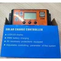 ราคา 24h shipping 10A 20A 30A Solar Charge Controller 12V 24V Solar Panel PV Controller 50VDC For Lifepo (47403982857)