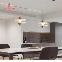 ราคา ♤Marble Creative Pendant Light Designer Bedroom Bedside Staircase Corridor Showcase Clothing Store Bar Art Pendant Light (55853858956)