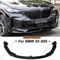 ราคา Front Bumper Lip Spoiler Diffuser Splitters For BMW X5 G05 M Sport LCI 30d 40i 50e M60i 2023-2024 4 (45353175900)