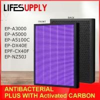 ราคา แผ่นกรองอากาศ สำหรับ เครื่องฟอกอากาศ Hitachi รุ่น EP-A3000 EP-A5000 และ EP-NZ50J EPF-PZ30F EP-PZ30J902 HEPA Carbon (7419842040)