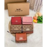 ราคา กระเป๋าสตางค์ใบสั้น COACH SMALL TRIFOLD WALLET (14501781301)