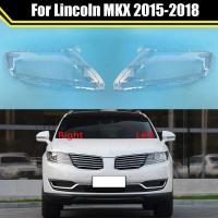 ราคา ฝาครอบไฟหน้าโปร่งใสโคมไฟแก้ว Lampcover หมวกไฟหน้า Shell โคมไฟสําหรับ Lincoln MKX 2015 2016 2017 2018 (45107138435)