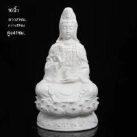 ราคา Jingdezhen เซรามิคตกแต่งบ้านตกแต่งหัตถกรรม Lucky รูปปั้นพระพุทธรูปตกแต่งฟรี Avalokitesvara รูปปั้นพระพุทธรูป Quanlian Av (21389307747)
