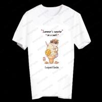 ราคา เสื้อยืดแขนสั้น สกรีนลายน่ารัก Exotic pet สัตว์เลี้ยงแปลก T-Shirt Unisex SUMOW118 Leopard Gecko ตุ๊กแกเสือดาว (28490246145)