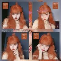 ราคา วิกผม รุ่น MAMA (มาม่า) ยาว 65 cm. สีส้ม มีหน้าม้าดัดลอนมาม่า (26366454946)