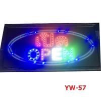 ราคา ป้ายไฟLED เปิด open ป้ายไฟสำเร็จรูป ขนาด48*25 ซม. อักษร ตกแต่งหน้าร้าน LED SIGN ข้อความ (8376850700)