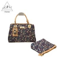 ราคา Cheritan กระเป๋าเซต 2ใบ รุ่นA51-1 กระเป๋าแม่ลูก ฉลุติดคริสตัล เชอริตัน (3315607674)
