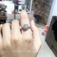 ราคา แหวนเพชรCZ แหวนงานเกาหลี เพชรCZ แท้ เหมือนเพชรแท้ทุกประการ ร้านคนไทย ring silver 925 (2454513323)