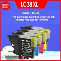 ราคา LC38 LC61 LC980 LC990 ink cartridge for Brother DCP-J315W DCP-J125 printer (9723668429)