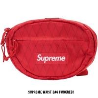 ราคา [Used] Supreme Waist Bag FW18 [Red] (1637329673)