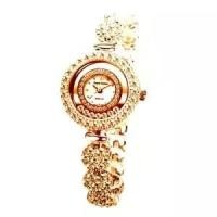ราคา Royal Crown นาฬิกาสำหรับสตรี Ping Gold สายสแตนเลสประดับเพชร รุ่น 5308-b21 (Rose Gold) (6060562244)
