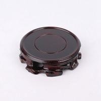 ราคา Flower Pot Round Base, Wood Solid Wood Round Wooden Base, Purple Clay Pot Stone, Vase Flower Pot, W (55854274143)