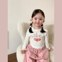 ราคา KR99-100 เสื้อแขนยาว สกรีนลายลูกพีช (19792438652)