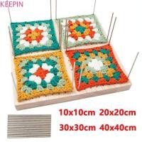 ราคา KEEPIN โครเชต์การปิดกั้นบอร์ด, DIY สานอุปกรณ์เสริมถัก Blocking Mat, Handmade สแตนเลส Rod ไม้สแควร์ถัก Board กระเป๋ากระเป๋า (43922423445)