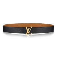 ราคา Louis vuitton หลุยส์วิตตอง Logo หนังวัว เข็มขัด men belt 4cm พร้อมอุปกรณ์ครบครัน (26030809373)