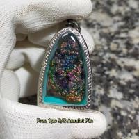 ราคา จี้เหล็กไหลหลากสี彩色力吊จี้เหล็กไหล พระเครื่อง马来西亚力 100% เหล็กไหลธรรมชาติ (47505763720)