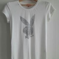 ราคา เสื้อผ้ายืดประดับลาย ยี่ห้อPlayboyของแท้ (1333094522)