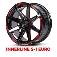 ราคา ล้อแม็กซ์ COSMIS INNERLINE S1 ขอบ15นิ้ว 4รู100 สีดำท้องแดง CNC ข้างก้าน กว้าง7นิ้ว ET30 (53600982173)