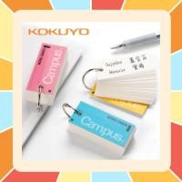 ราคา Campus Word Cards สมุดจดศัพท์ การ์ดคำศัพท์ แบบพกพา สินค้านำเข้าจากญี่ปุ่น มี 3 สี สีพาสเทล ใช้งานสะดวก สมุดศัพท์ (15291557973)