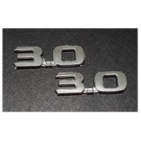 ราคา 2ชิ้น 3.0 LOGO แผ่นป้ายโลโก้ติดข้างรถ โตโยต้า วีโก้ สีชุบ TOYOTA HILUX VIGO MK6 SR5 2005 - 2011 โลโก้ สติ๊กเกอร์ (13491123145)