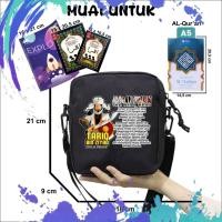 ราคา MJB Koran Sling Bag สําหรับเด็กชายและเด็กหญิงที่มีแชมเปี้ยนมุสลิม Motif Tariq Bin Ziyad Fashion Series A5 (41602692518)