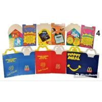 ราคา Mcdonald's Happy Meal Toys, กล่องเปล่า Happymeal รุ่นเก่าสะสม (1ชุด มี 6 กล่อง)ราคาชุดละ 300 บาท (16798779383)