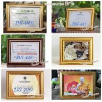 ราคา กรอบรูปสีทอง ขนาดภาพ 10x14",11x14", 10x15", 12x15" , 12x16", A3(29.7x42 cm ),12x18"*พร้อมกระจกด้านหน้า+ขาตั้ง+หูแขวน** (24979501525)
