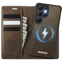 ราคา for Samsung Galaxy S26 Ultra Case 2 in 1 Magnetic Removable Card Holder Durable Leather Multiple Card Slots RFID Blocking Magnetic Wallet Case for Galaxy S26 Ultra Coffee (54458253701)