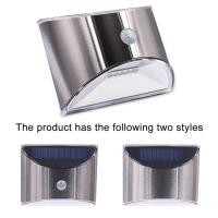 ราคา LED Solar Light PIR Motion Sensor Waterproof Outdoor Wall Lights Stainless Steel Shell Light (27017045315)