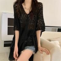 ราคา ชุดคลุมว่ายน้ำแขนสั้น ทอแน่นสไตล์เปิดหน้าอก สำหรับฤดูร้อน (29441520628)