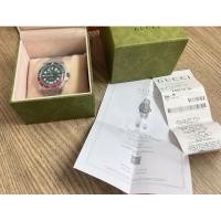 ราคา ❤️ New Gucci Dive Green Dial Steel Men's Watch YA136222 size 45 mm Quartz swiss made ประกันทั่วโลก 2 ปี (22420243059)