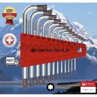 ราคา PB Swiss Tools ประแจหัวดาวชุด Torx ท๊อกซ์ รุ่น PB 410H 6-45 รวม 12 ตัวชุด เบอร์ T6-T45 ของแท้ 100% (4769332070)