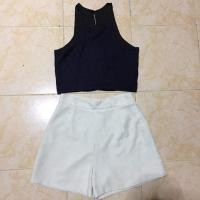 ราคา เสื้อครอปสายเดี่ยว เสื้อผ้ามือสอง (6953669354)