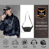 ราคา BALEN.CIA.GA Le Cagole Belt Bag - กระเป๋าถือเทรนด์มาแรงทําจากหนังไมโครไฟเบอร์ (50306128847)