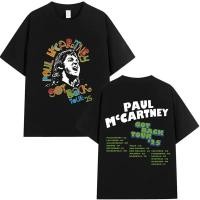 ราคา เสื้อยืด Rock Paul McCartney Got Back Tour สำหรับผู้ชาย เสื้อยืดวินเทจคุณภาพสูง ผ้าฝ้าย เสื้อยืดฮิปฮอปทรงโอเวอร์ไซส์ สตร (50705893473)