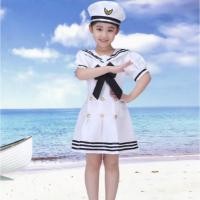 ราคา (พร้อมส่ง) ชุดกระโปรงคอสเพลย์ทหารเรือเด็กผู้หญิง เครื่องแต่งกายเด็กทหารเรือ (21678170795)