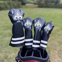 ราคา 1 ชิ้น/4 ชิ้น, Golf Club Headcovers สําหรับไดร์เวอร์ Fairway Hybrid, ไม้หัว, Iron Clubs Headcovers I2HT (53554157745)