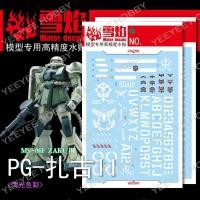 ราคา XUEYAN XY MODEL DECAL - PG-06 - น้ํามันหล่อลื่นน้ําสําหรับ PG 1/60 MS-06S ZAKU II MODEL (40728424815)