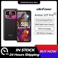 ราคา Ulefone Armor 25T Pro 5Gสมาร์ทโฟนที่ทนทานAndroid 14 6GB + 256GBความร้อนการถ่ายภาพโทรศัพท์มือถือ6.78 นิ้ว 6500mAh 33W 50MP + 64MP NFC (24384828864)